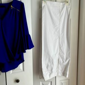 Woman wide leg pants size 14